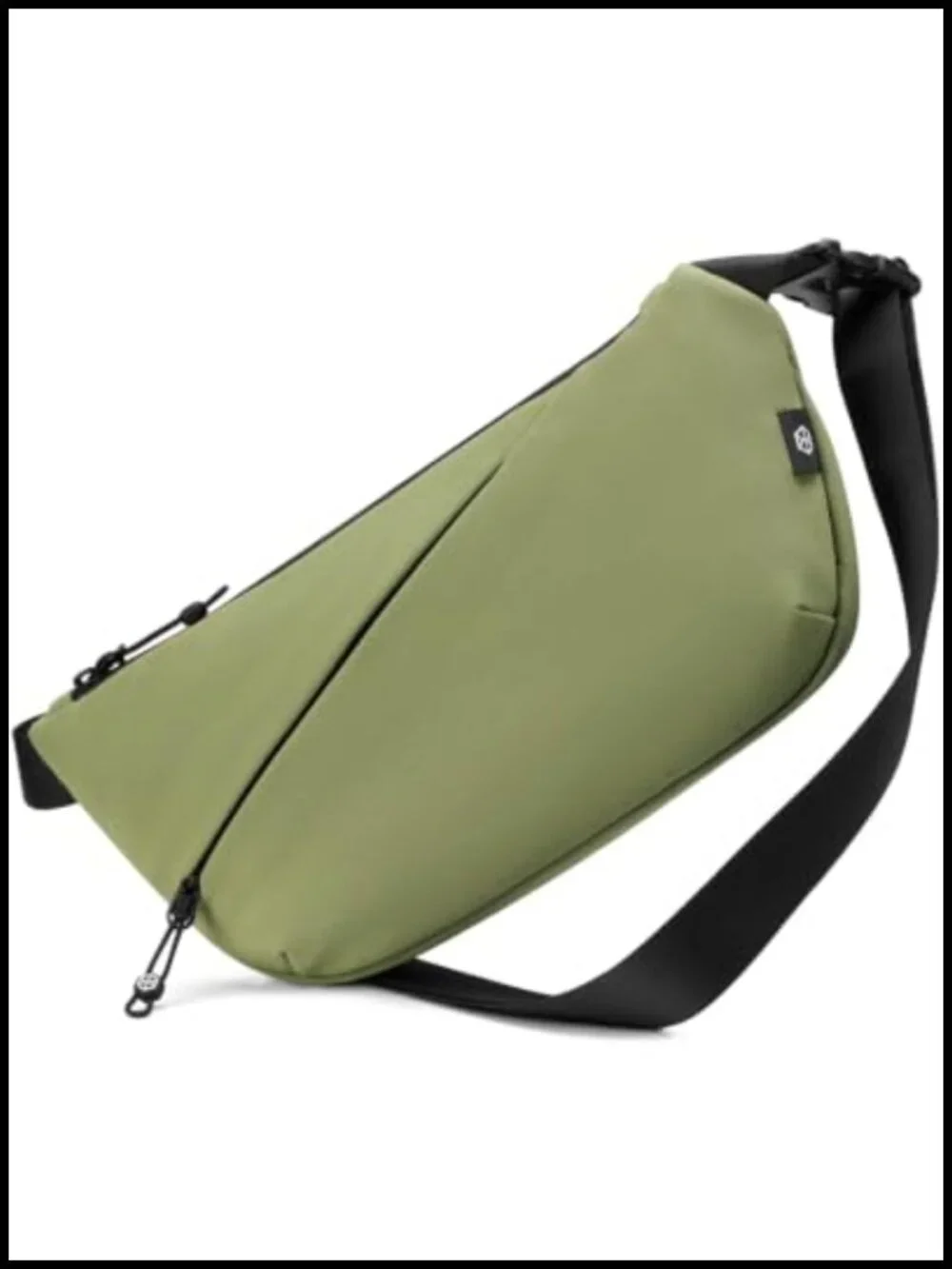 2L Sling Bag RFID Blocking Crossbody Water Repellent Nylon EDC Chest Pack